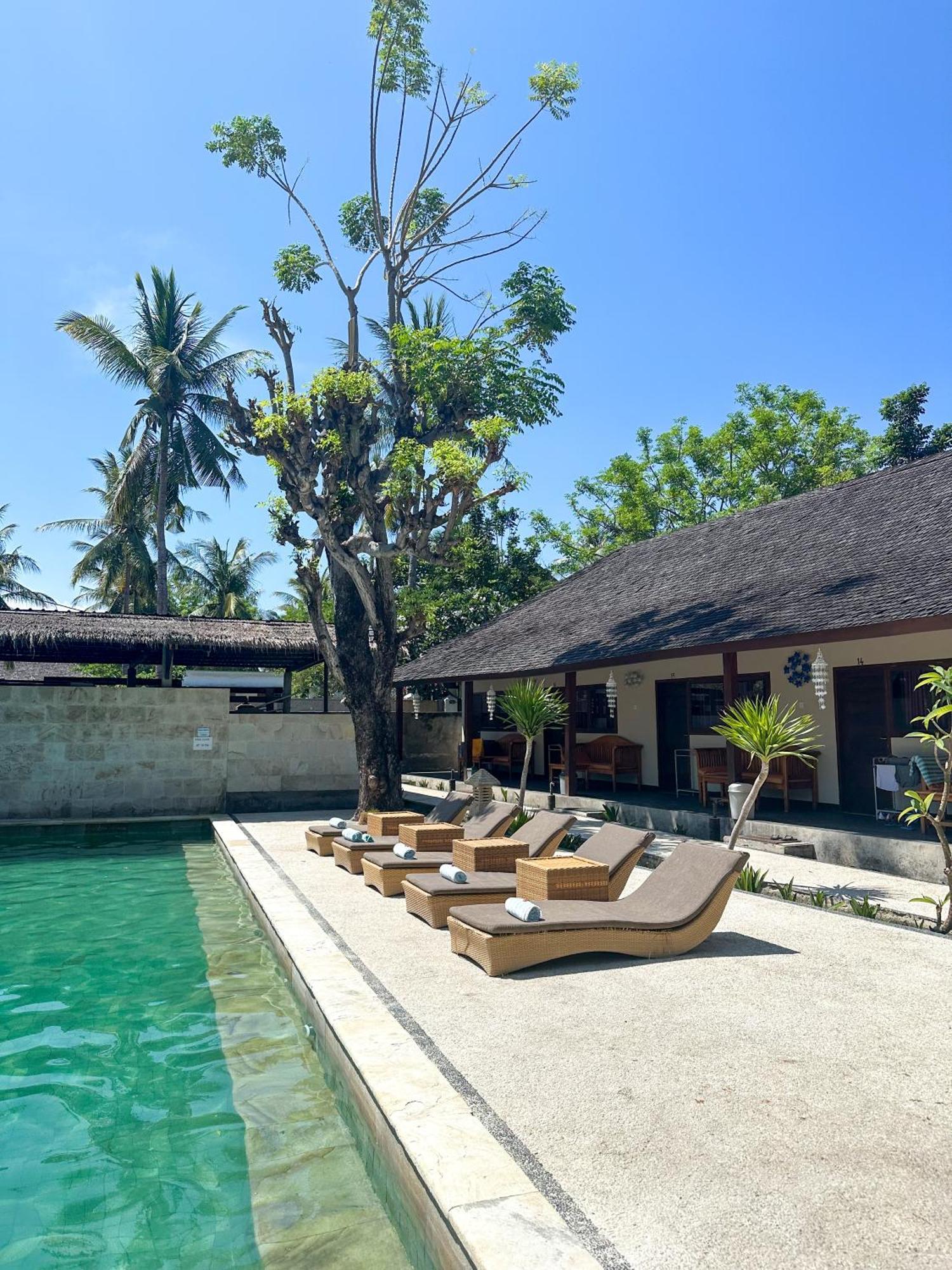 Trawangan Oasis Hotell Gili Trawangan Eksteriør bilde